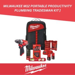 MILWAUKEE M12 PORTABLE PRODUCTIVITY - ELECTRICIAN TRADESMAN KIT MLW4933471383  Get set of drill bits, bits and Shockwave bits dedicated to the M12 FPD drill / driver Impact Duty, VDE insulated screwdrivers and a very light Torpedo level with backpack  2 b