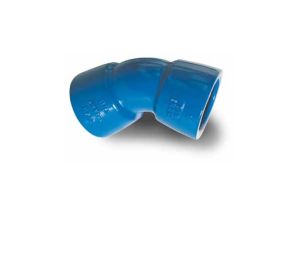 DUCTILE IRON, DOUBLE SOCKET 45 DEG BEND, DN 100 (FRISCHHUT-GERMANY)