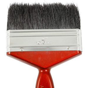 Paint Brush 4 Inch Red Color (12 pieces per box)