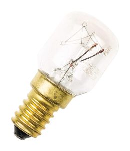 Ge Microwave Bulb, E14, 230V, 25W