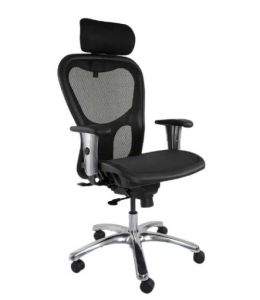 Medium Back Ergonomic Mesh Chair Black Ceara 93566 