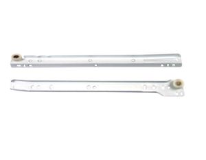 4-Piece Drawer Slides Bottom Mounted White 1.0MM 24 Inch