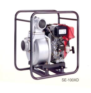 Koshin Water Pump SE-100XD, 3.7KW, Diesel, Made in Japan.