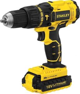 Stanley Cordless Hammer Drill, 13mm, 18V