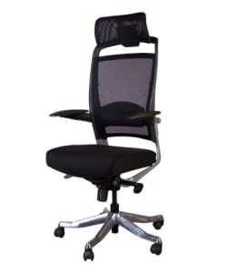 High Back Ergonomic Mesh Chair Black Pivot 068 