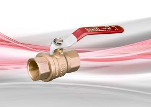 Crane 3/4" Bronze Ball Valve for Hot & Cold Water, PN 25, WRAS Approved.