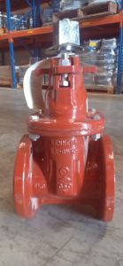 GATE VALVE, UL/FM APPROVED SIZE 150MM,  FLANGED RESILIENT SEATED DI GATE VALVE TO AWWA C 515 FLANGES DRILLED TO PN 16 FF, MAKE - KENNEDY (USA) MODEL : KS RW –HP 5563 