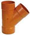 Cosmoplast 4" UPVC Y Branch 45 Deg. RR - Red
