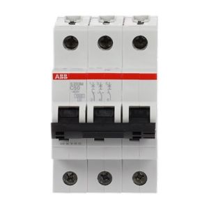 ABB S203M-C50 Miniature Circuit Breaker - 3P - C - 50 A