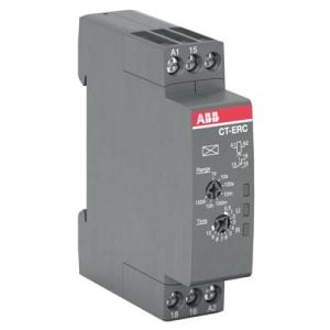 CT-AHE Time relay, OFF-delay 1c/o, 0.1-10s, 220-240VAC