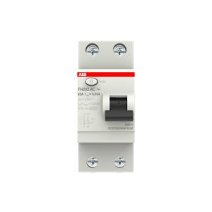 FH202 AC-40/0,3 Residual Current Circuit Breaker 2P Type AC 300 mA