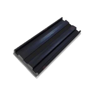 This 3-meter black rubber wall guard (3000x200x12mm, 12kg) offers impact-resistant protection for walls and columns in industrial/commercial spaces. Its 100mm rounded profile absorbs shocks from vehicles/moving objects, while acid/oil/weather resistance e
