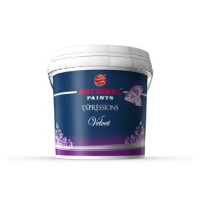 NATIONAL PAINTS A394 Expressions Velvet - White 0.9 Ltr