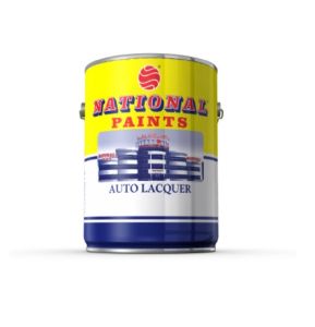 NATIONAL PAINTS A024G N.C. Auto Lacquer Topcoat - Gold 0.9 Ltr