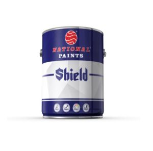 NATIONAL PAINTS A607 Shield Carbo Silk 3.6 Ltr