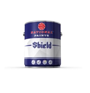 NATIONAL PAINTS A165 Shield Topcoat Silk Finish – Base W1 0.9 Ltr