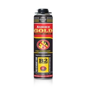 ASMACO Pu Foam Gold B2 Foam Fire Retardant 750 Ml