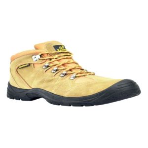 VAULTEX Lace-up Safety Boots Beige