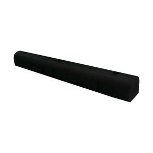 This D-type black rubber wall protector (900x100x100mm, 7.25kg) offers dual-impact protection for walls and vehicles, preventing scratches and scrapes in tight spaces. Made of heavy-duty rubber, it outperforms foam in durability, ideal for warehouses, und