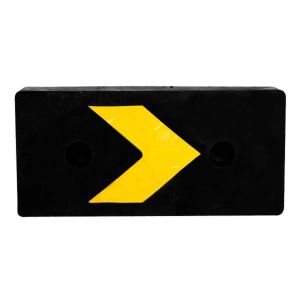 Rubber Wall Guard Heavy Duty Black Arrow Sign