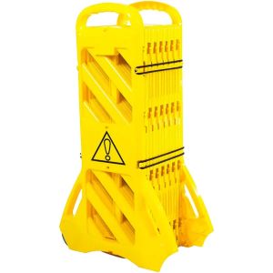 5 meter expandable barrier with 2 wheels