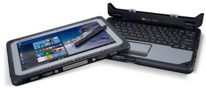 Panasonic 10.1" Fully Rugged Detachable Laptop.
