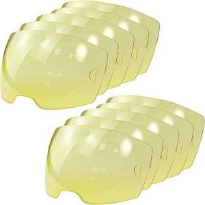10 Pack 0700000803 Amber Front Lid Lens Compatible with ESAB Sentinel A50 Welding Helmet 3.94" x 2.36"Visible Lens