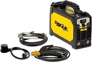 ESAB 0700500091 MINIARC Rogue ES 130i Stick Welding System, Dual Voltage Input, Adjustable Hot Start/Arc Force, Stick 6010 Mode, Power Factor Control, Electrodes up to 1/8", IP23S designed