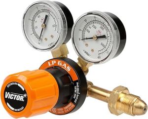 ESAB Victor Technologies 0781-9410 G250-60-510LP Medium Duty Single Stage L.P. Gas Regulator, 60 psig Delivery Range, CGA 510 Inlet Connection