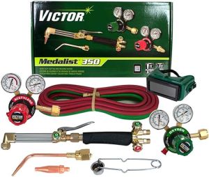ESAB Victor Technologies 0384-2691 Medalist 350 System Heavy Duty Cutting System, Acetylene Gas Service, G350-15-300 Fuel Gas Regulator