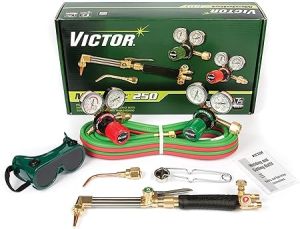ESAB Victor Technologies 0384-2540 Medalist 250 System Medium Duty Cutting System, Acetylene Gas Service, G250-15-510 Fuel Gas Regulator