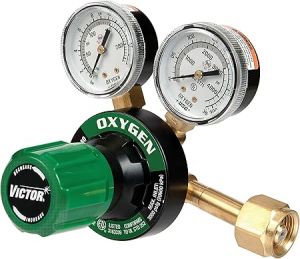 Victor Technologies 0781-9415 G350-150-540 Heavy Duty Single Stage Oxygen Regulator, 150 psig Delivery Range, CGA 540 Inlet Connection