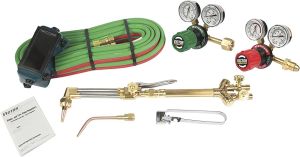 ESAB Victor Technologies 0384-2580 Medalist 250 System Medium Duty Cutting System, Acetylene Gas Service, G250-15-510 Fuel Gas Regulator