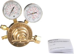 ESAB Victor Technologies 0781-0527 SR-450D-540 Heavy Duty Single Stage Oxygen Regulator, 5-125 psig Delivery Range, CGA 540 Inlet Connection