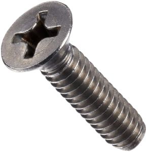 Stainless Steel C.S.K Head Machine Screw (Dia - 1/8 Inch Length - 1/2 Inch) (100 Pc / Pack)