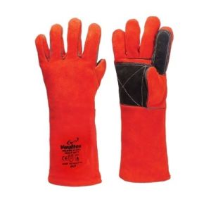 VAULTEX UKP Double Palm Welding Gloves with Piping Red (16")