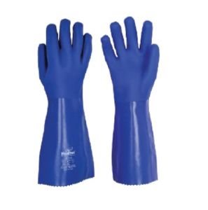 VAULTEX MRE Blue PVC Chemical Gloves-16 inch