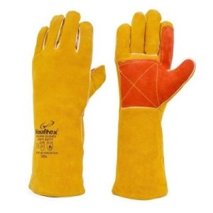 VAULTEX DDL Double Palm Welding Gloves with Piping Yellow (16")
