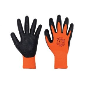 VAULTEX CPU Zebra Yellow Nitrile Gloves