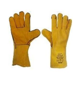 VAULTEX FRG Welding Gloves with Piping Yellow Color (14")