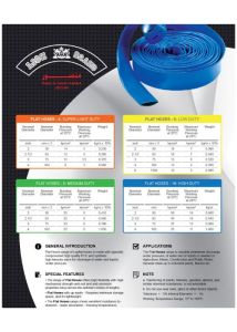 Lay Flat Hose, 4Inch, Heavy Duty, 16 Bar, 50meter roll