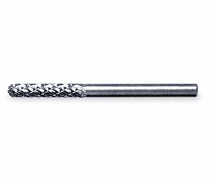 1/4" Carbide Bur, Cylindrical Ball Nose, Double Cut, SC-1