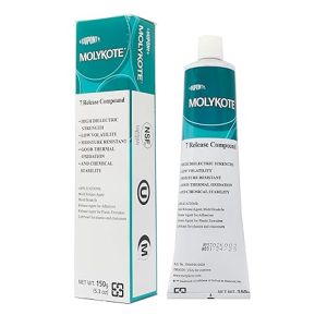 Sanyi Molykote 7 Release Compound 150g 5.3oz Silicone Mold Release Agent & Lubricant Grease for Plastic Rubber Metal Adhesive Glue Cable Pulling Long Lasting Translucent White
