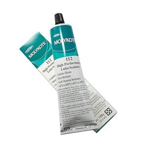 Molykote 112 150g 5.3oz High Performance Lube/Sealant Lubricant Grease for Valve Lubrication & Sealing High Consistency Nonmelting Silicone Shear Resistant Translucent White Dow Corning