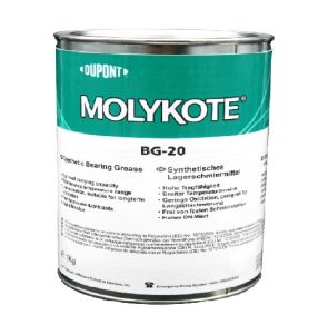 Molykote BG-20 Lubricant Grease 1kg Synthetic Bearing Grease Metal Lubrication Bearing Machining Spindle Bushing Rapid Movement Medium Heavy Loading High Speed High Performance Dow Corning BG-20