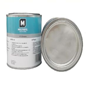 Sanyi Molykote 41 Extreme High Temperature Grease 1kg Lubricant for Oven Conveyor Steam Turbine Pump Bearing Plastic Heat Resistant Lubrication Carbon Black Silicone Based