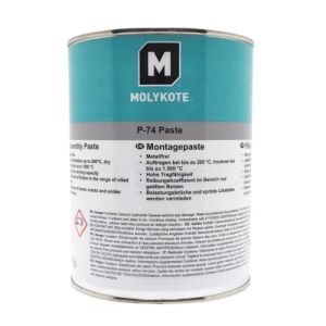 MOLYKOTE P-74 Paste 1kg 35.27oz Lubricant Grease High Load-Carrying Capacity and Corrosion Protection Nonmetallic Metal-Free Formula for Enhanced Safety