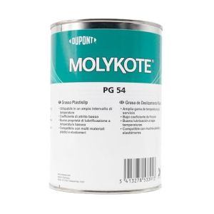 MOLYKOTE PG-54 Grease 1kg 35.27oz High-Performance Lubricant, Excellent Oxidation Resistance, Low Friction and Wide Temperature Range for Plastics and Elastomers