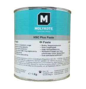 MOLYKOTE HSC Plus Paste 1kg 35.27oz High-Temperature Lubricating Grease Anti-Seize for Threads Conductive Paste High Load-Carrying Capacity Effective Corrosion Protection Wide Temperature Range