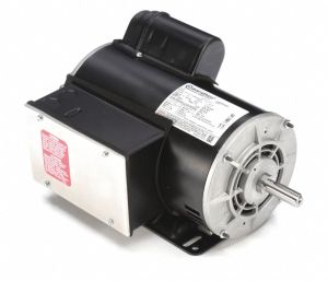 5 HP Light Duty Air Compressor Motor,Capacitor-Start/Run,3450 Nameplate RPM,230 Voltage